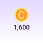 1600 Coins